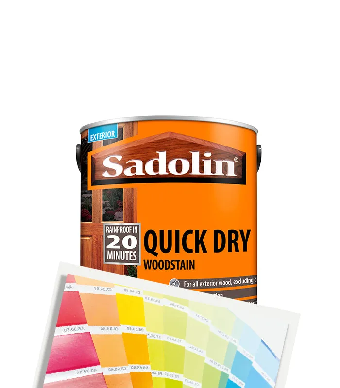 Sadolin Quick Dry Woodstain - 2.5L - Tinted Colour Match