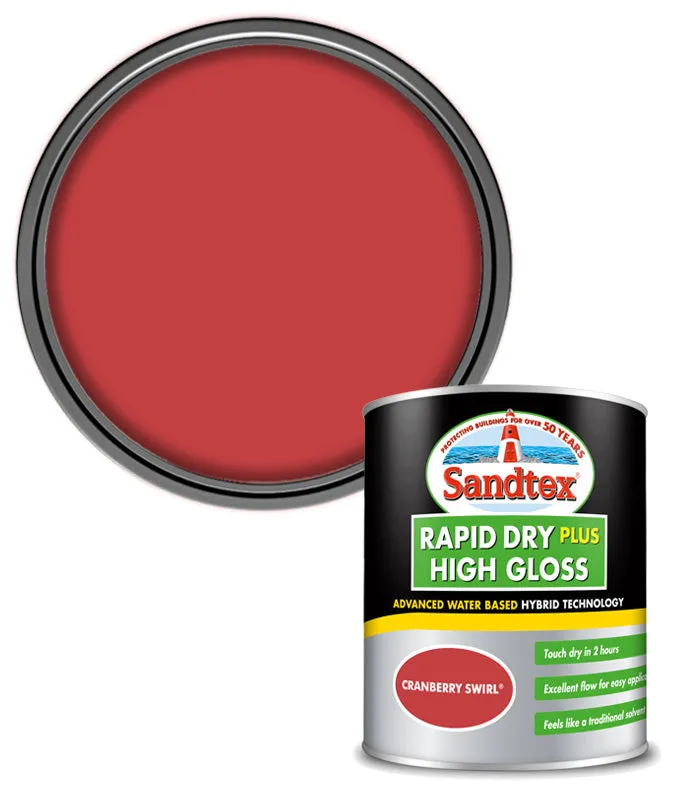 Sandtex Rapid Dry Plus High Gloss Paint