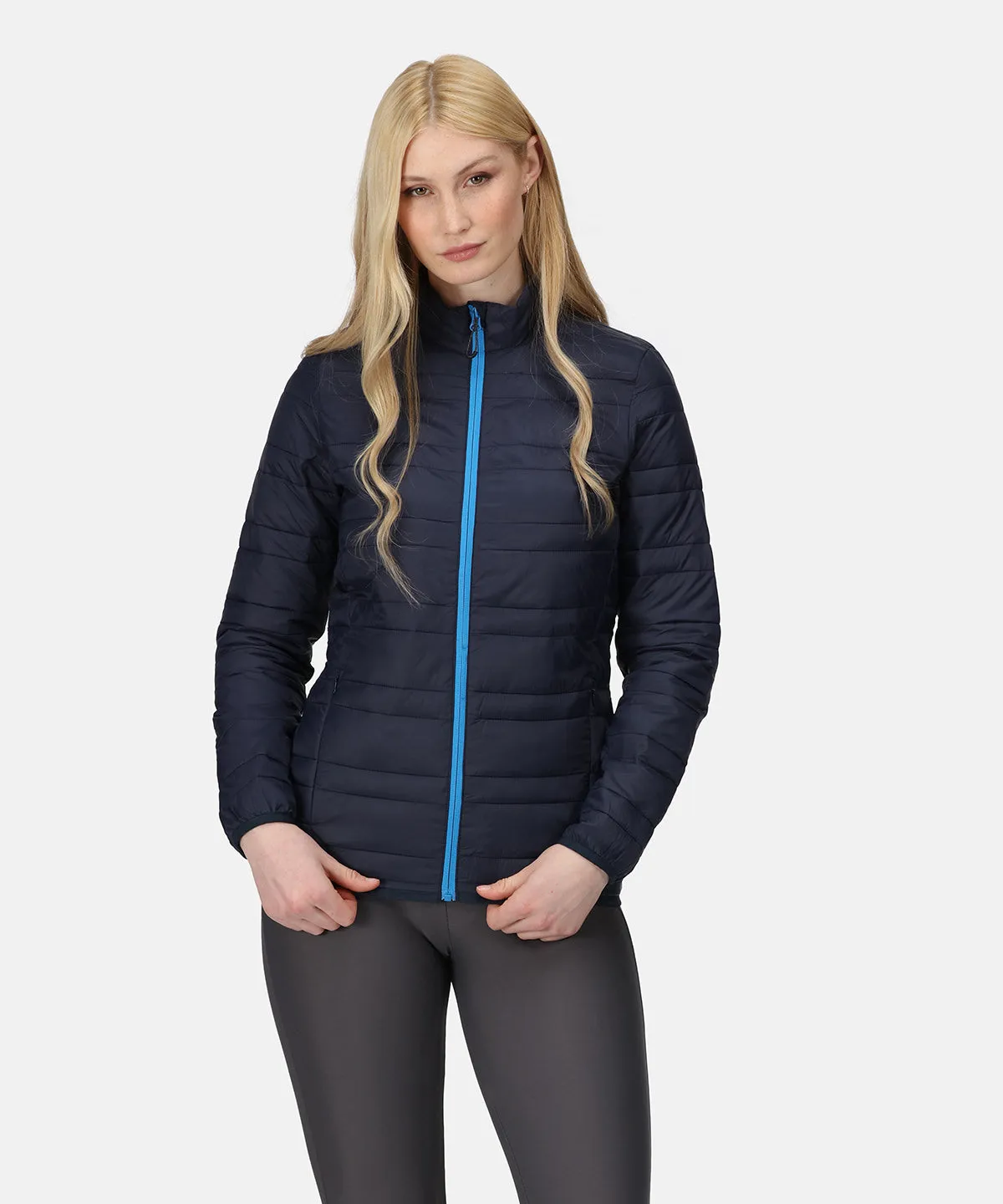 Seal Grey/Black - Women's Firedown down-touch jacket