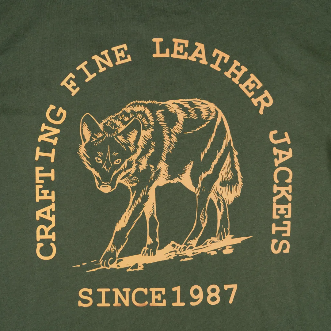 SINCE 1987 TEE SHIRT-OLIVE GREEN