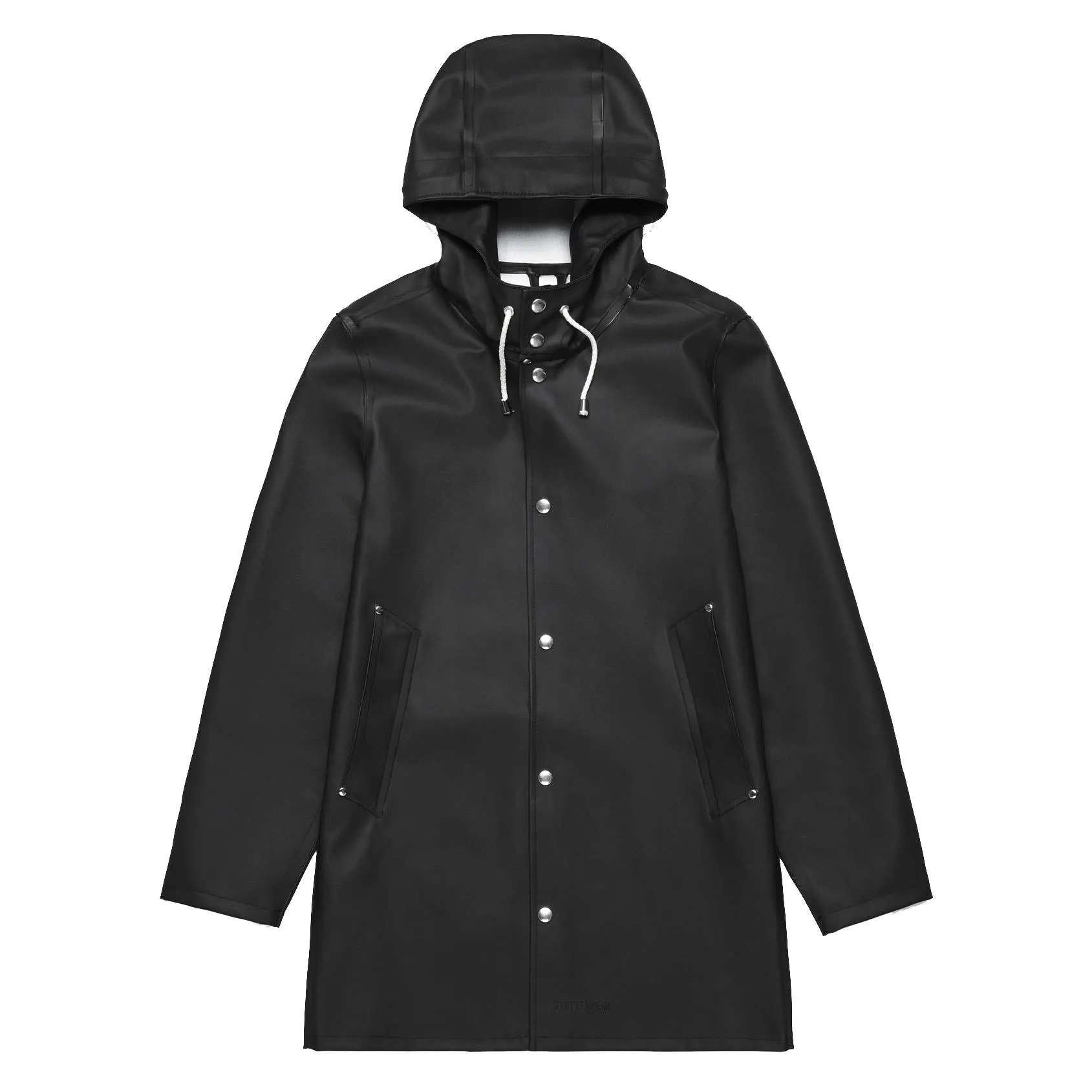 Stutterheim Stockholm Raincoat Unisex Black | Buy Stutterheim Stockholm Raincoat Unisex Black here | Outnorth