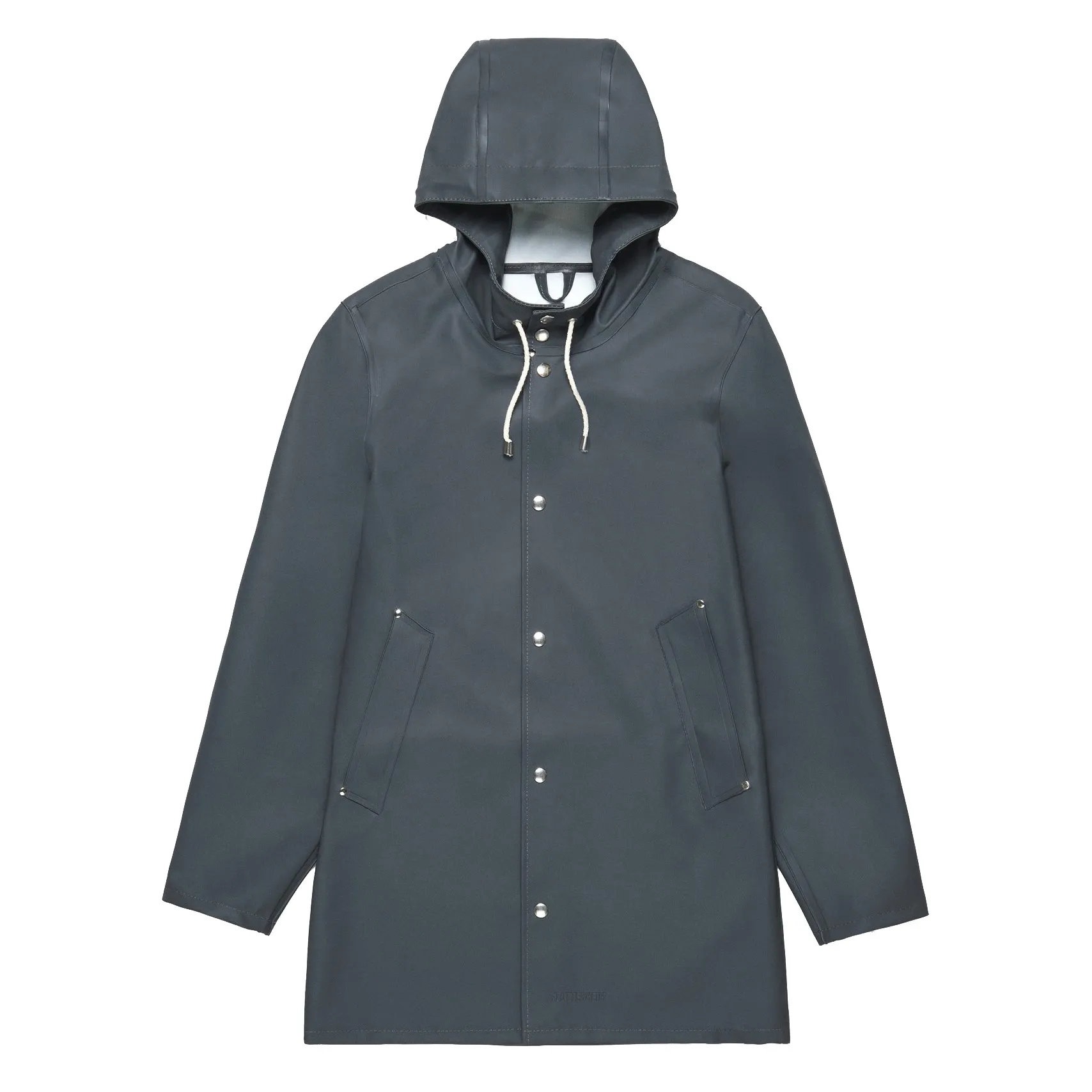 Stutterheim Stockholm Raincoat Unisex Charcoal | Buy Stutterheim Stockholm Raincoat Unisex Charcoal here | Outnorth