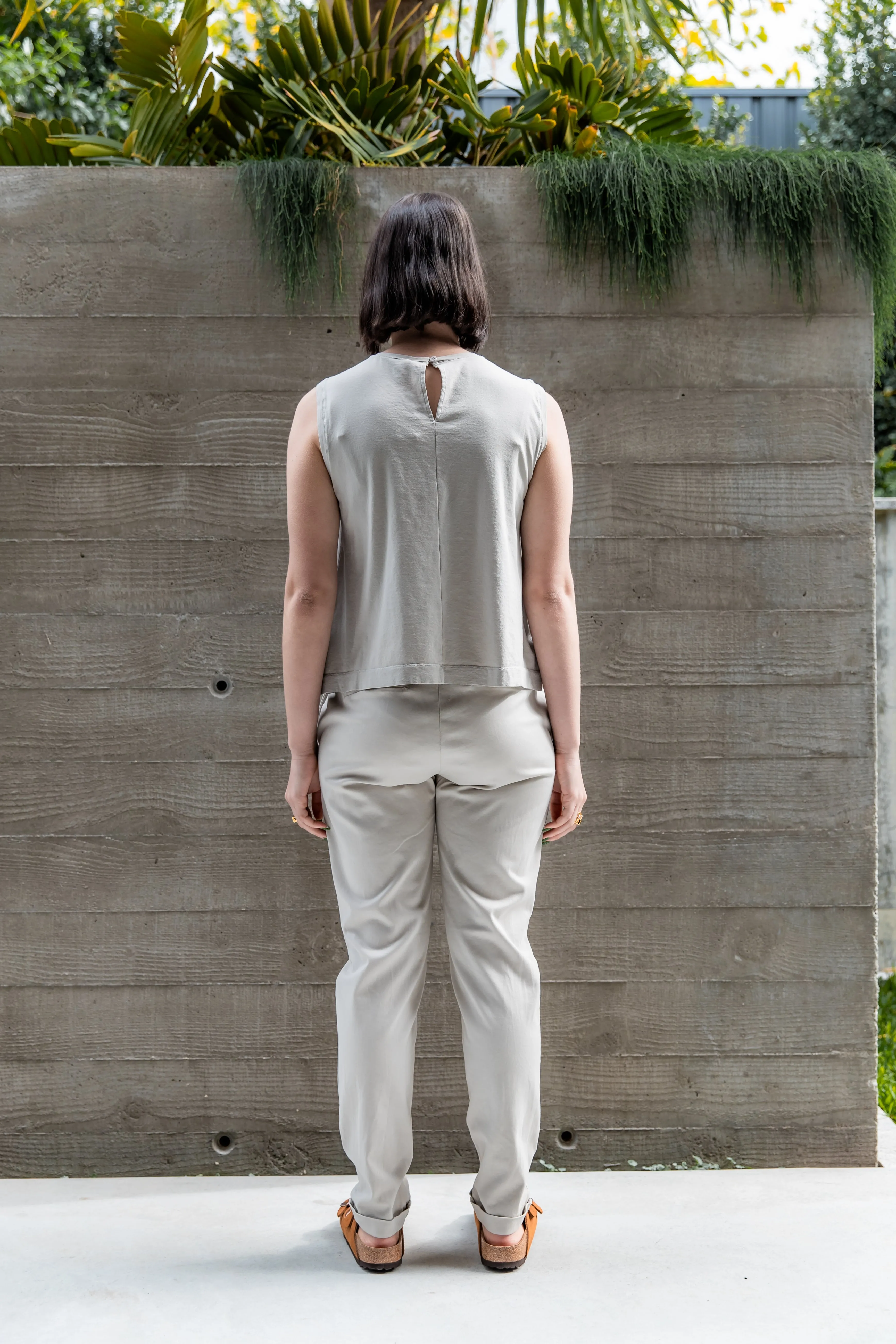 Transit Par Such Tank in Light Grey