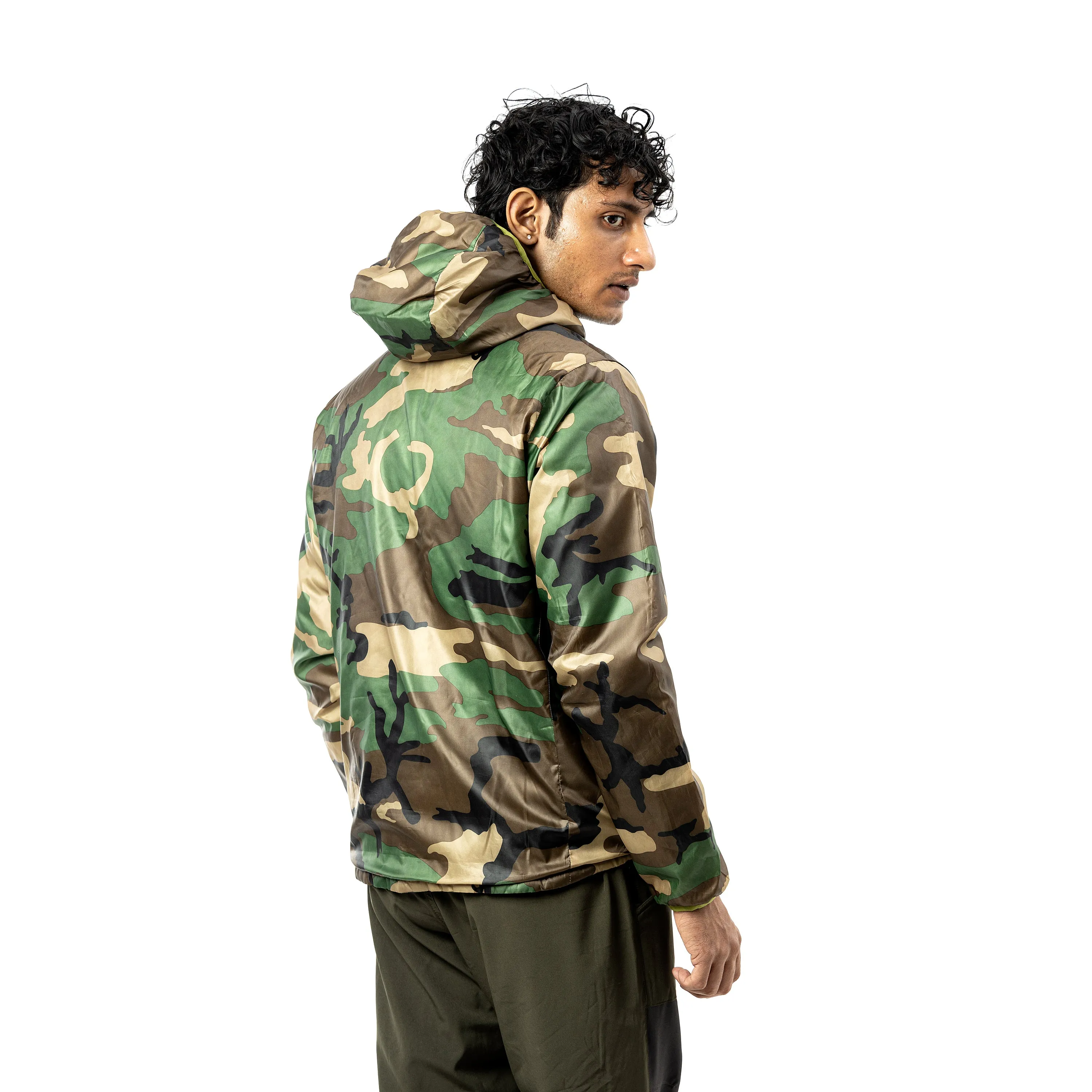 Tripole Men's Winter Jacket 5°C Comfort - Trekking and Daily Use | Digital Camouflage