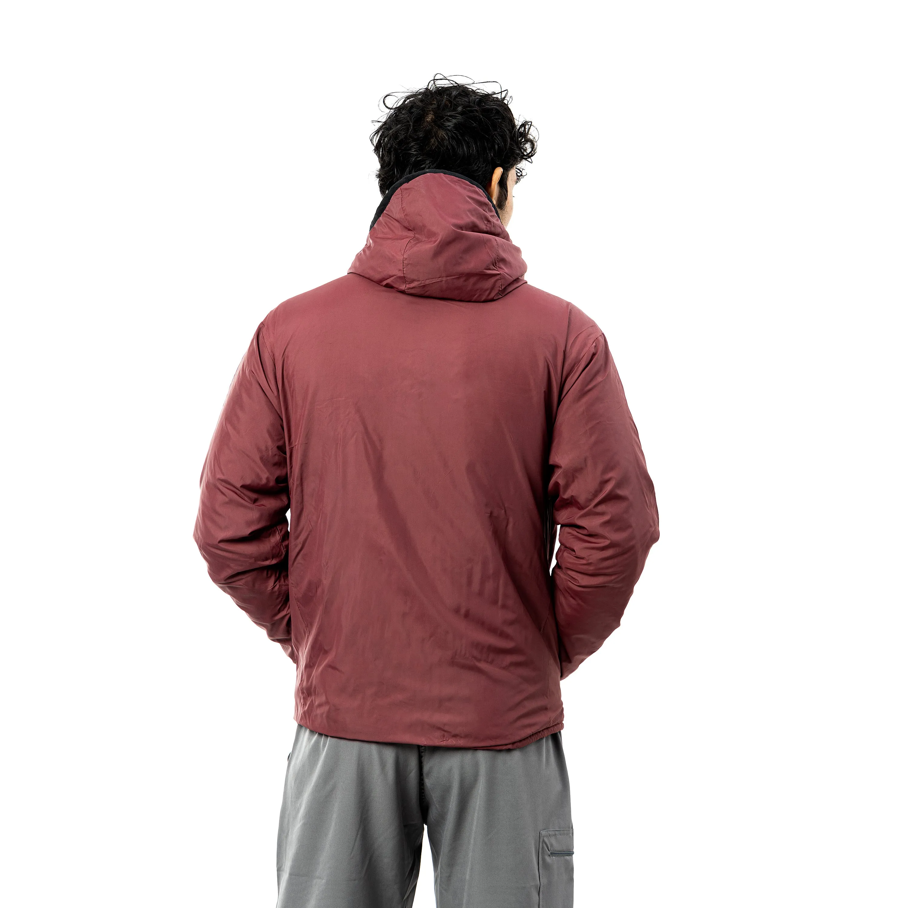 Tripole Men's Winter Jacket 5°C Comfort - Trekking and Daily Use | Wine