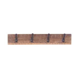 Ursa 60cm Wood And Metal Wall Hook