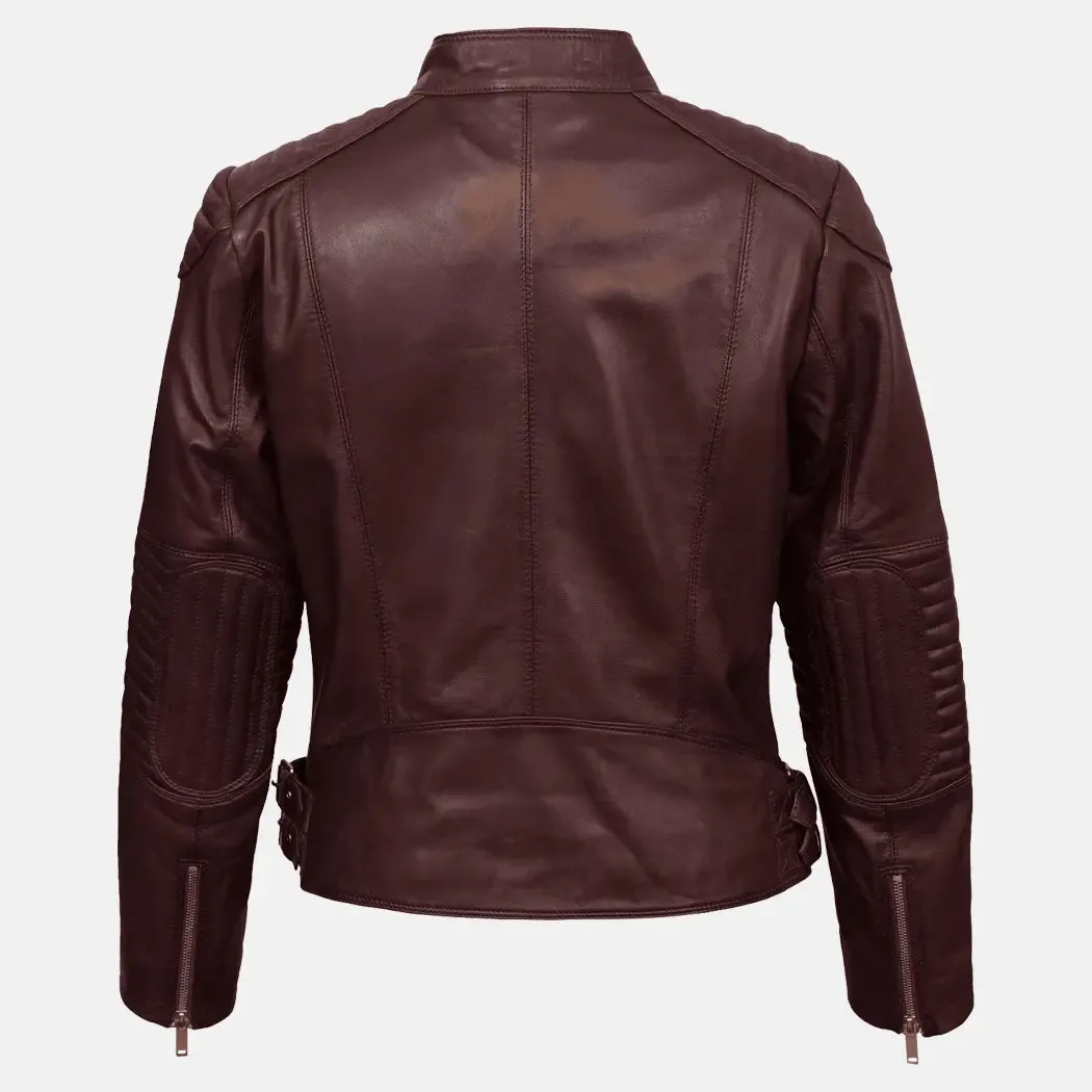 Vivian Female Leather Motorcycle Jackets