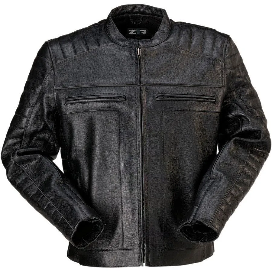 Z1R Artillery Leather Jacket - Black Size Small - OPEN BOX